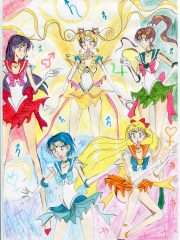 韩漫《她的秘密》封面，悬疑惊悚题材，女主角在阴暗走廊回头，画面氛围紧张压抑