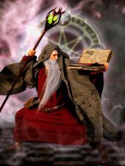韩漫《异界召唤师》封面，奇幻题材，主角身披魔法光芒站在异界入口，画面宏大壮观